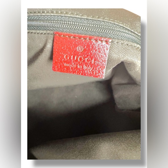 Gucci GG Supreme Canvas Shoulder Bag Brown Burgundy Vintage Style - Picture 11 of 15